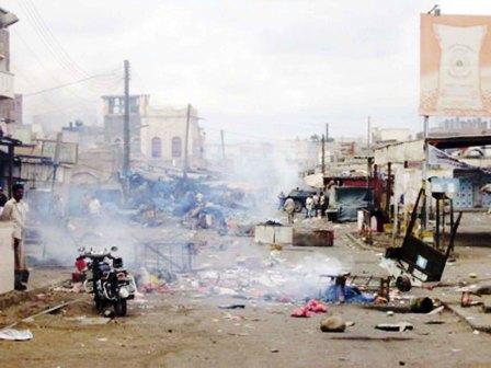 من اعمال التخريب في محافظة لحج